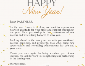 Dear  PARTNERS, As the year comes to a close, we want to express our heartfelt gratitude for your trust and support throughout the year. Your partnership is the cornerstone of our success, and we are truly honored to serve you. Looking ahead to the new year, we wish you continued success, happiness, and prosperity. May 2025 bring new opportunities and rewarding achievements for you and your team. Thank you once again for being a valued part of our journey. We look forward to strengthening our partnership in the coming year. Warm regards, President Daniel KimReflomax